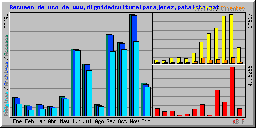 Resumen de uso de www.dignidadculturalparajerez.patalata.net